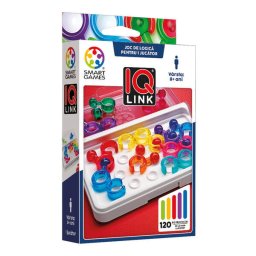 Joc de logica cu 120 de provocari, Smart Games - IQ Link, 8+ ani, editie limba Romana