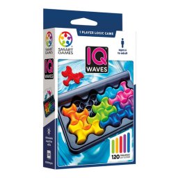 Joc de logica cu 120 de provocari, Smart Games - IQ Waves, 6+ ani, editie internationala