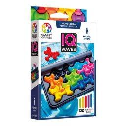 Joc de logica cu 120 de provocari, Smart Games - IQ Waves, 6+ ani, editie limba Romana