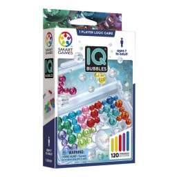 Joc de logica cu 120 de provocari, Smart Games - IQ Bubbles, 7+ ani, editie internationala
