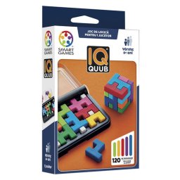 Joc de logica cu 120 de provocari, Smart Games - IQ Quub, 6+ ani, editie limba romana