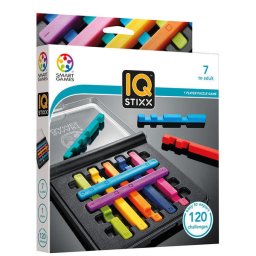 Joc de logica cu 120 de provocari, Smart Games - IQ Stixx, 7+ ani, editie internationala