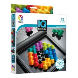Joc de logica cu 120 de provocari, Smart Games - IQ Perplex, 12+ ani, editie internationala