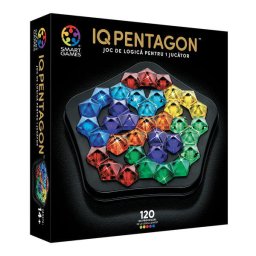 Joc de logica cu 120 de provocari, Smart Games - IQ Deluxe - Pentagon, 14+ ani, editie limba Romana
