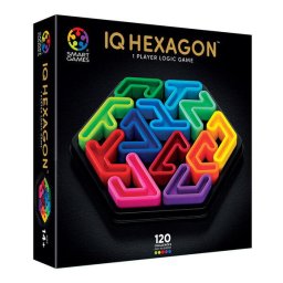 Joc de logica cu 120 de provocari, Smart Games - IQ Deluxe - Hexagon, 14+ ani, editie internationala