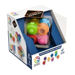 Joc de logica cu 80 de provocari, Smart Games - Caged Marbles, 10+ ani, editie limba Romana