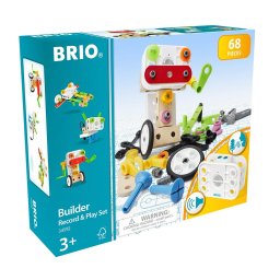 Jucarie set de constructie cu inregistrare, 68 piese BRIO, 3+ ani