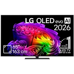 Televizor LG OLED Evo 65G63LS, 163 cm, Smart, 4k Ultra HD, Clasa E (Model 2026)