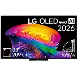 Televizor LG OLED Evo 83C6ELB, 209 cm, Smart, 4k Ultra HD, 165 Hz, Clasa D (Model 2026)
