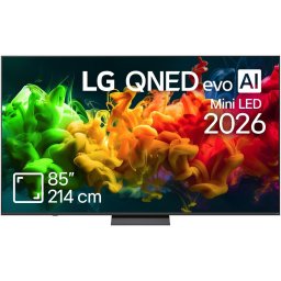 Televizor LG QNED Evo 85QNED8EB3A, 214 cm, Smart, 4K Utra HD, Clasa F (Model2026)
