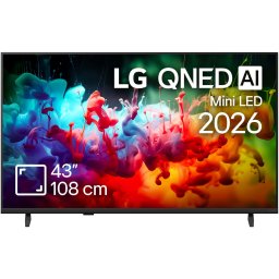 Televizor LG QNED Mini LED 43QNED70B3C, 108 cm, Smart, 4K Utra HD, Clasa F (Model2026)