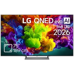 Televizor LG QNED Evo Mini LED 75QNED93B6A, 189 cm, Smart, 4K Ultra HD, 165 Hz, Clasa G (Model2026)