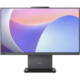 Sistem desktop All In One PC, Lenovo ThinkCentre neo 50a Gen 6, 23.8 inch, Full HD, procesor Intel Core Ultra 5 226V 2.1GHz Lunar Lake, 16GB RAM, 512GB SSD, Intel Arc 130V, Camera Web, no OS, Gri