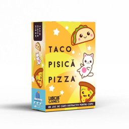 Joc de carti Blue Orange, Taco Pisica Pizza, pentru copii, limba romana, 4+ ani