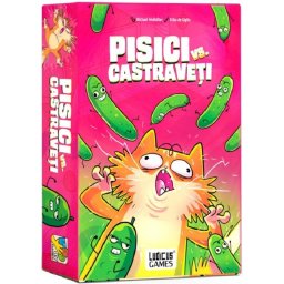Joc de societate dV GIOCHI, Pisici vs Castraveti, limba romana, 8+ ani