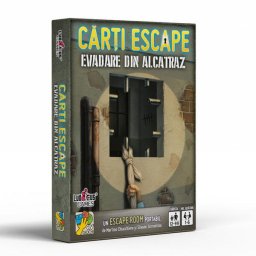 Joc de evadare cooperativ dV GIOCHI, Carti Escape - Evadare din Alcatraz, 12+ ani