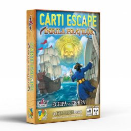 Joc de evadare cooperativ dV GIOCHI, Carti Escape - Insula pirailor, 12+ ani