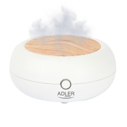 Umidificator de aer Ultrasonic Adler AD7969, Lumina LED, USB, Rezervor 70 ml, 3 moduri de functionare, Alb