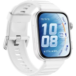 Ceas inteligent Watch Huawei Fit 5 Pro, 1.92 inch, LTPO AMOLED, Alb-Argintiu
