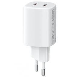 Incarcator Retea Xiaomi Nano Turbo, 45W, 3A, 2 x USB-C, Alb BHR087OEU