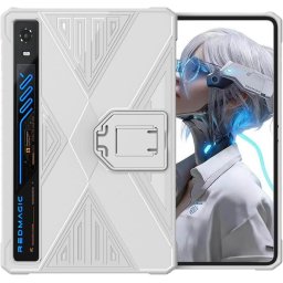 Husa silicon Redmagic Astra 2 / 2026, cu stand, Argintiu