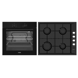 Cuptor Pachet incorporabil cuptor SC620G4B + plita PSG-64SB + hota HS6030TB Negru