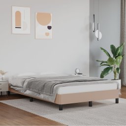 Gossi cadru de pat, cappuccino, 120x200 cm, piele ecologica