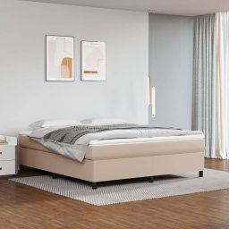 Gossi cadru de pat, cappuccino, 180x200 cm, piele ecologica