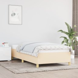 Gossi cadru de pat, crem, 80x200 cm, material textil