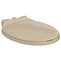 Gossi capac wc cu inchidere silentioasa, eliberare rapida, bej, oval