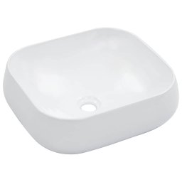 Gossi chiuveta de baie, alb, 44,5x39,5x14,5 cm, ceramica