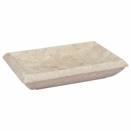 Gossi chiuveta, crem, 50x35x10 cm, marmura