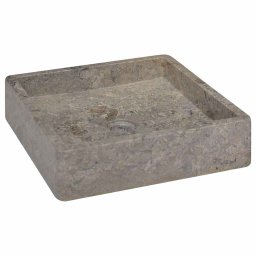 Gossi chiuveta, gri, 40x40x10 cm, marmura