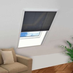 Gossi fereastra cu ecran de insecte plisat, 80 x 160 cm