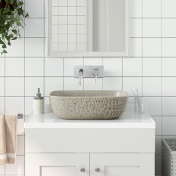 Gossi lavoar de blat gri 48x37,5x13,5 cm, ceramica, dreptunghi