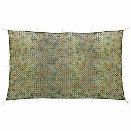 Gossi plasa de camuflaj cu geanta de depozitare, verde, 3x6 m