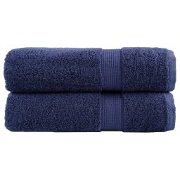 Gossi prosoape de baie premium, solund 2buc bleumarin 100x150cm 600gsm