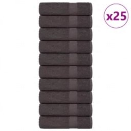 Gossi prosoape de dus, frogn, 25 buc., antracit, 70x140 cm, 360 g/m2