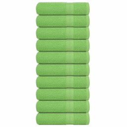 Gossi prosoape de maini, frogn, 10 buc., verde mar, 50x100 cm, 360 g/m2