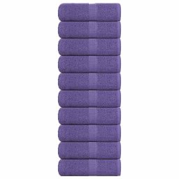 Gossi prosoape de sapun 10 buc violet 30x30 cm 360 g/m2 100% bumbac