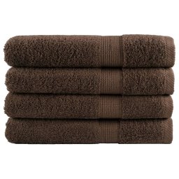 Gossi prosoape de sauna premium solund 4 buc maro 80x200cm 600gsm