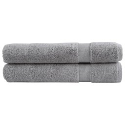 Gossi prosoape de sauna premium, solund 2 buc gri 80x200cm 600gsm