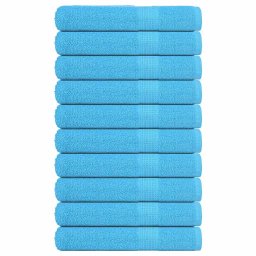 Gossi prosoape de sauna, frogn, 10 buc., turcoaz, 80x200 cm, 360 g/m2