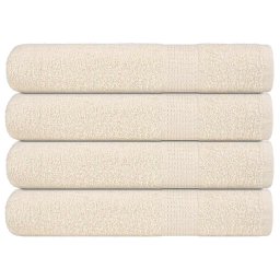 Gossi prosoape de sauna, frogn, 4 buc., crem, 80x200 cm, 360 g/m2