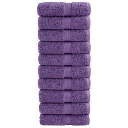 Gossi prosoape maini premium solund 10 buc violet 30x30cm 600gsm