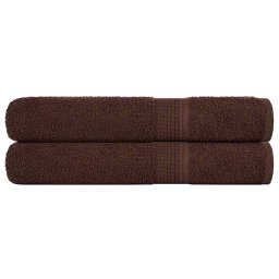 Gossi prosoape pentru sauna 2 buc maro 80x200 cm 360 g/m2 100% bumbac