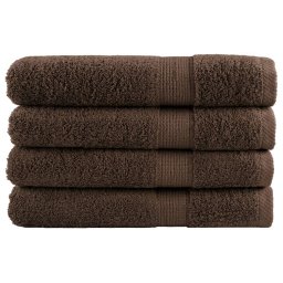 Gossi prosoape premium solund 4 buc maro 100x200cm 600gsm