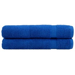 Gossi prosoape premium, solund 2 buc albastru 100x200cm 600gsm