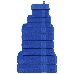 Gossi set prosoape frogn 12 piese, albastru, 360 g/m2