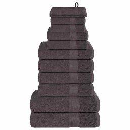 Gossi set prosoape frogn 12 piese, antracit, 360 g/m2